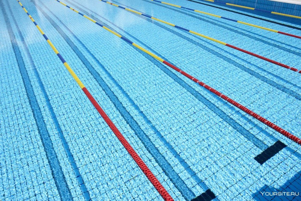 Бассейн с дорожками