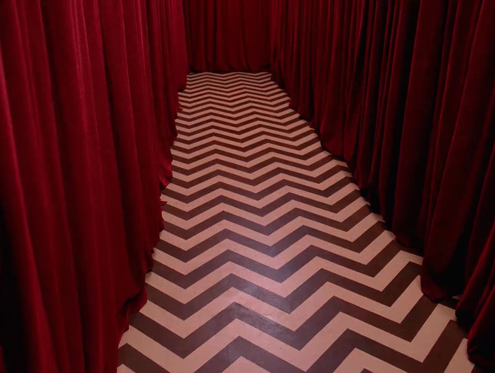 Красные занавески Твин пикс