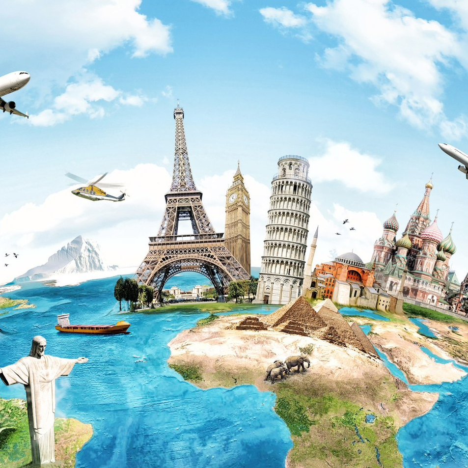 Фон для презентации туризм