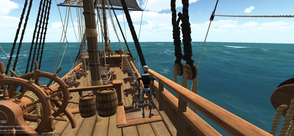 Палуба пиратского корабля