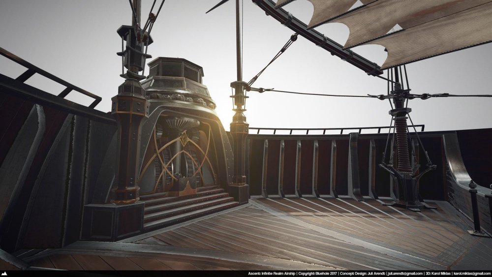 Дирижабль Капитанский мостик