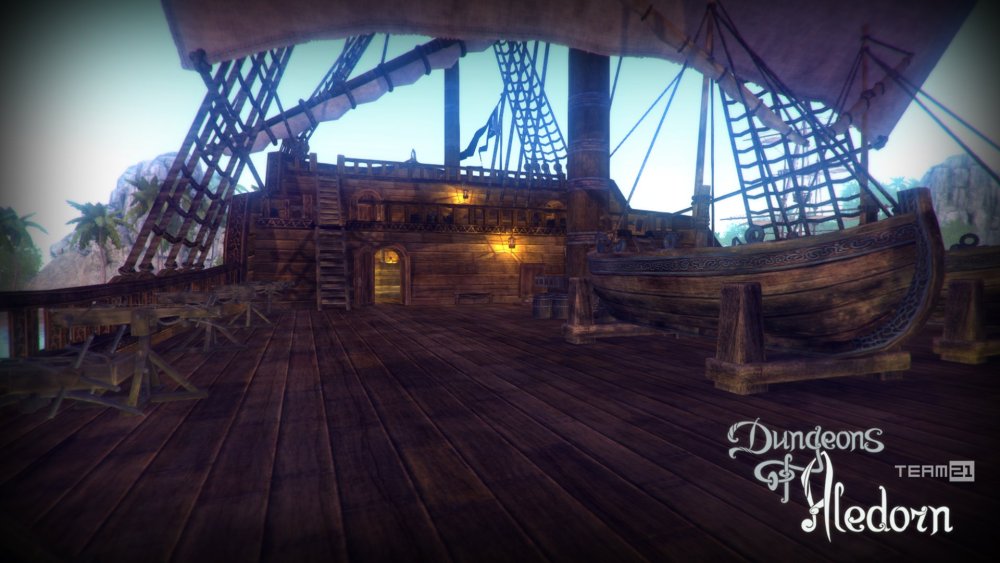 Палуба пиратского корабля