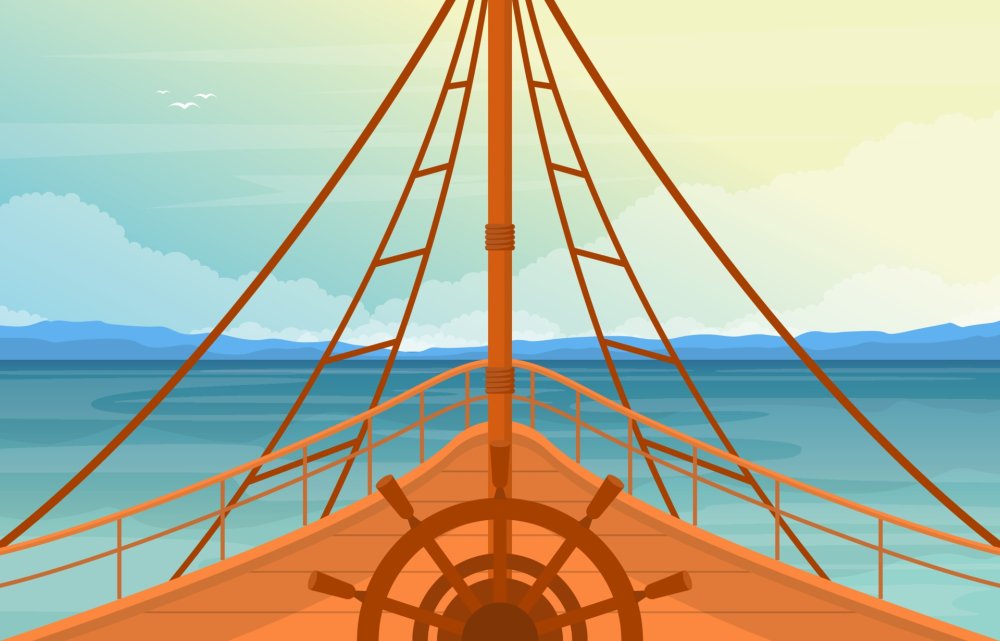 Пираты Карибского моря черная Жемчужина палуба