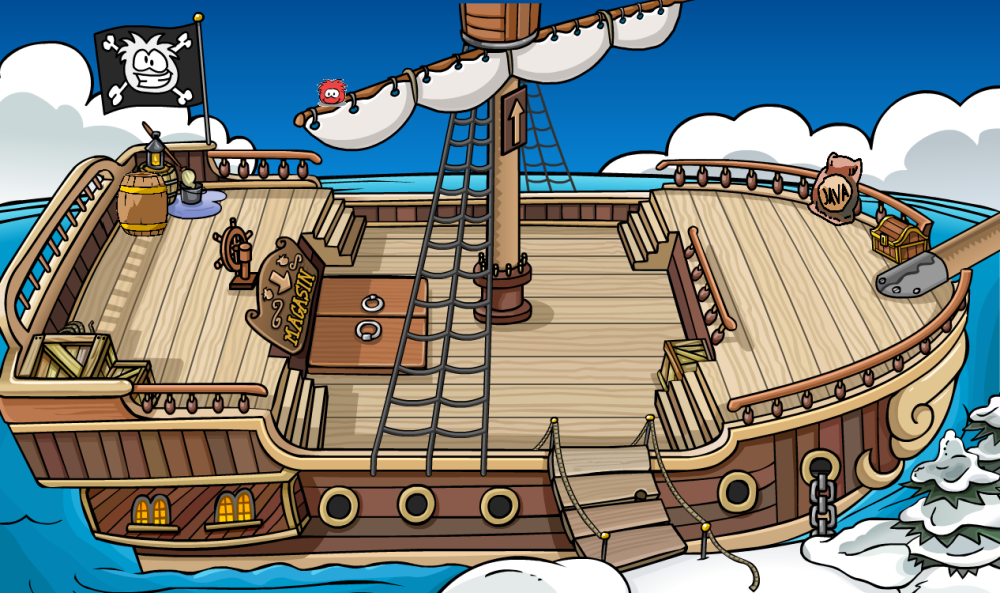 Палуба пиратского корабля