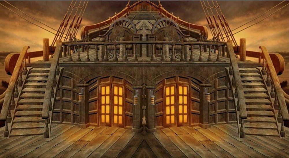 Борт старинного корабля