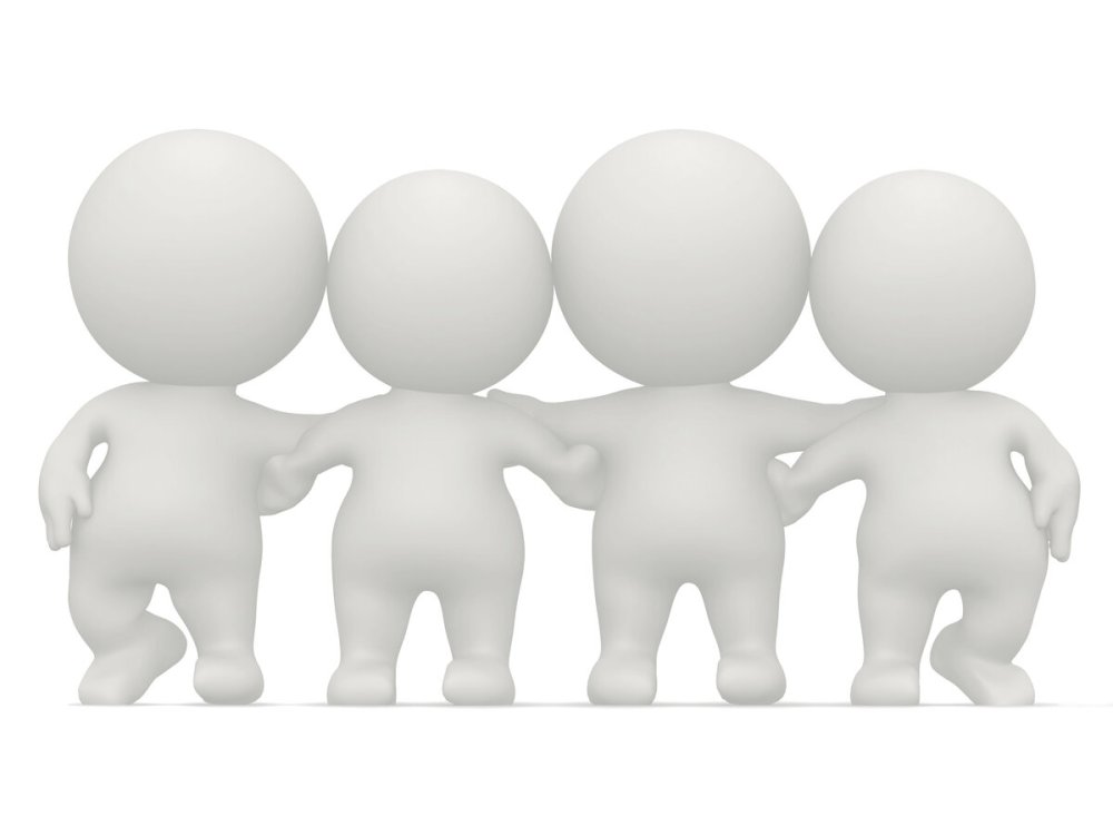 Человечки для презентации на прозрачном фоне