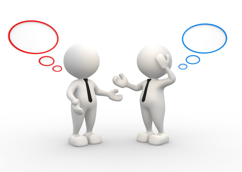 Коммуникации белые человечки