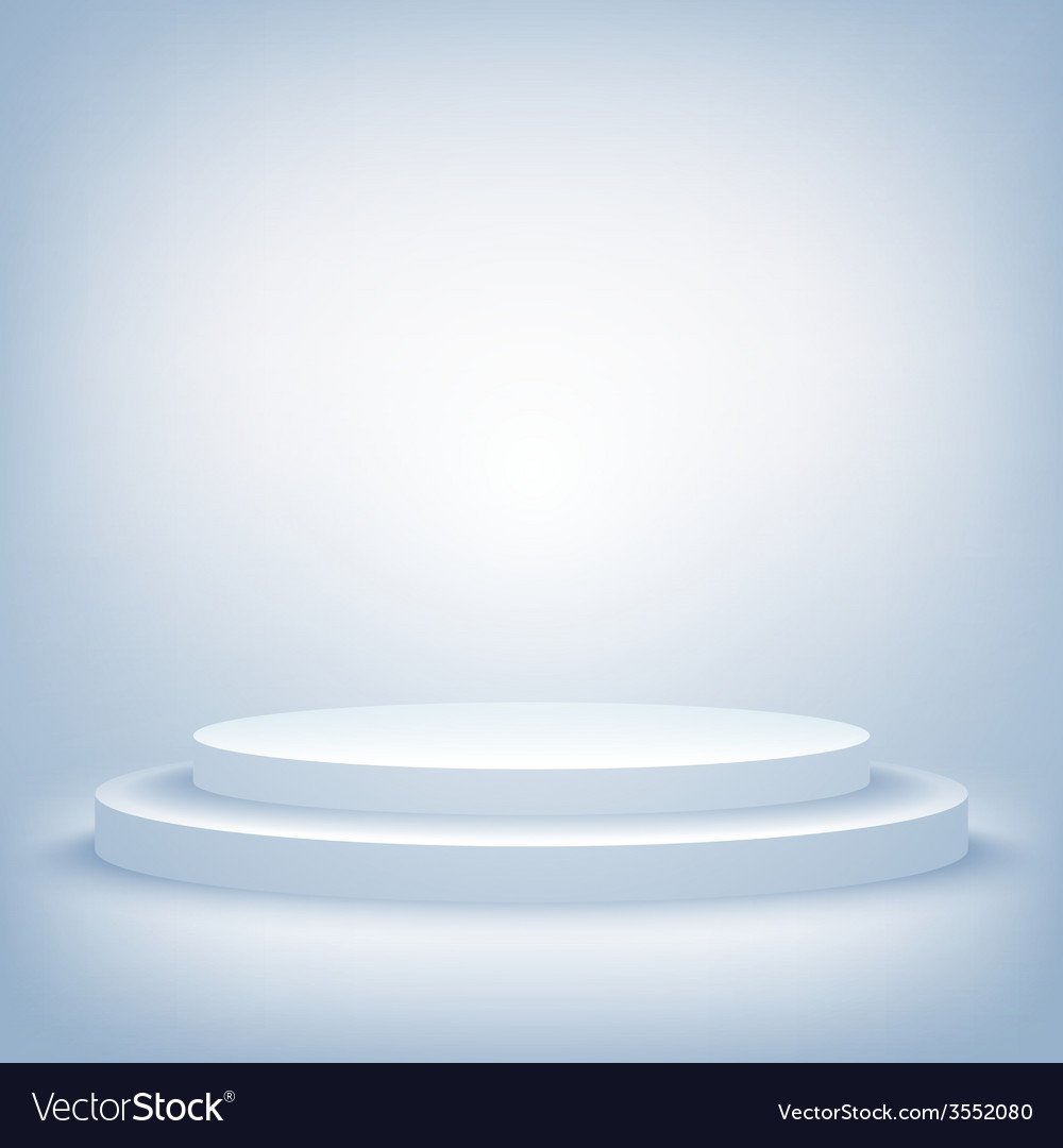 Подиум без фона