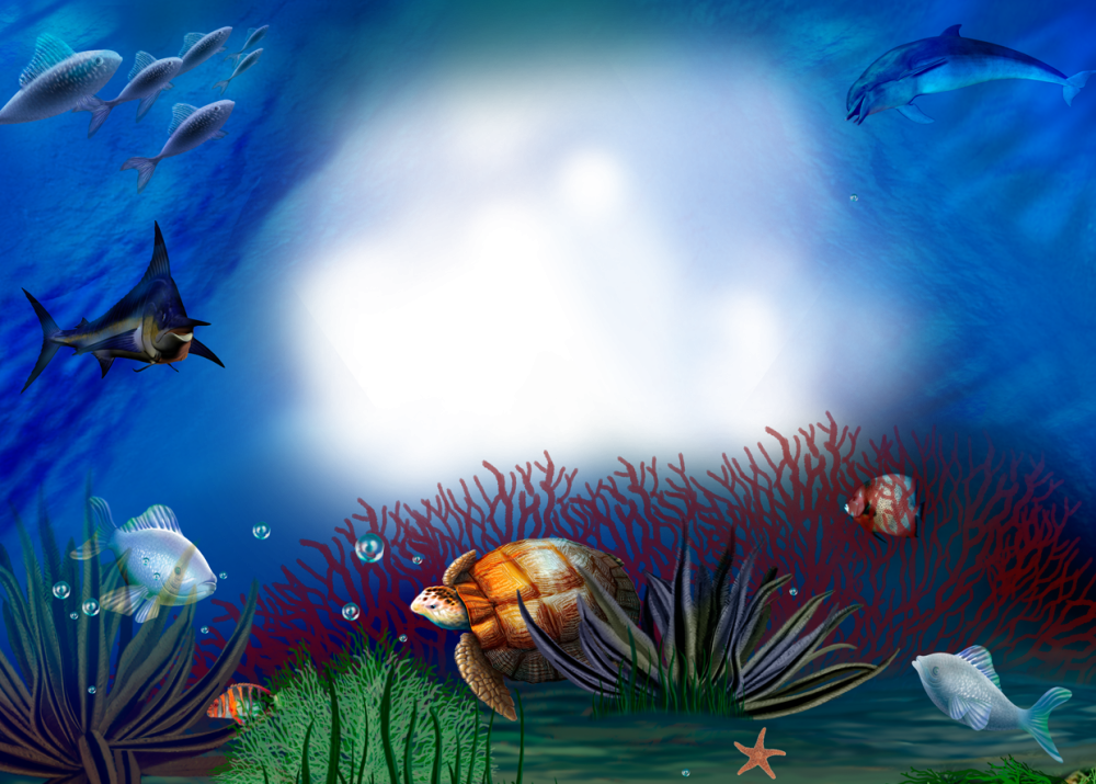 Подводный мир рисунок