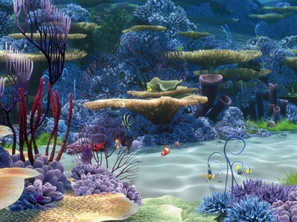 Дно океана вектор