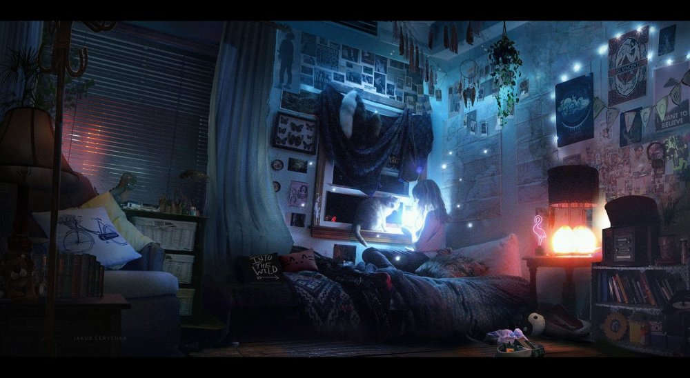 Ретровейв Майами киберпанк