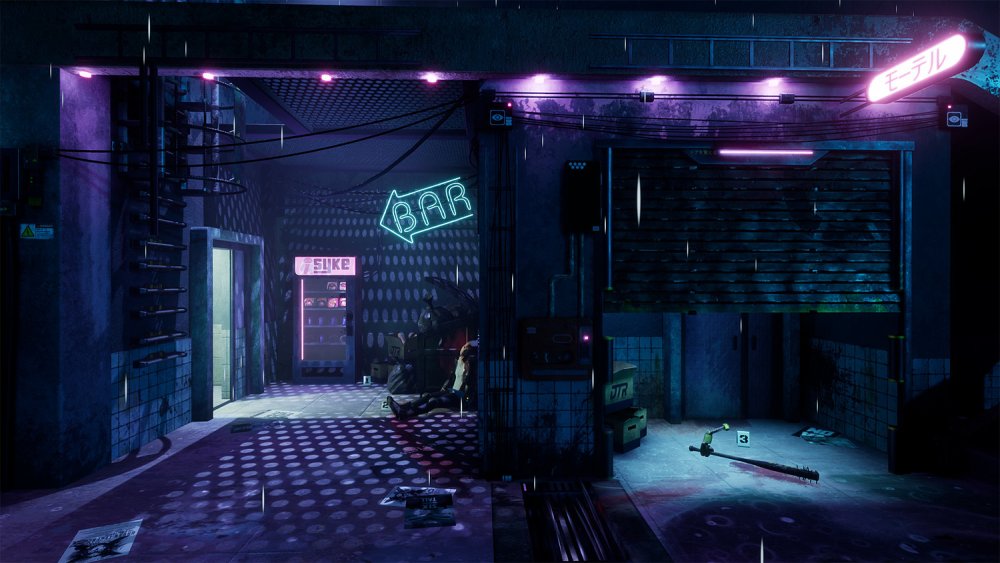 Геймерская комната киберпанк