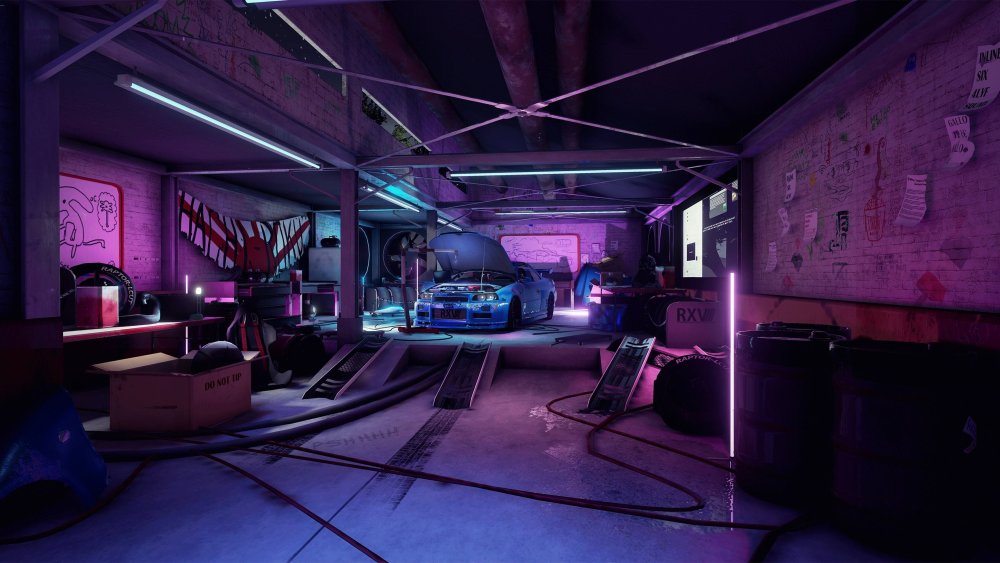 Cyberpunk 2077 комната