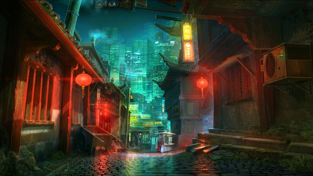 Спальня в стиле киберпанк