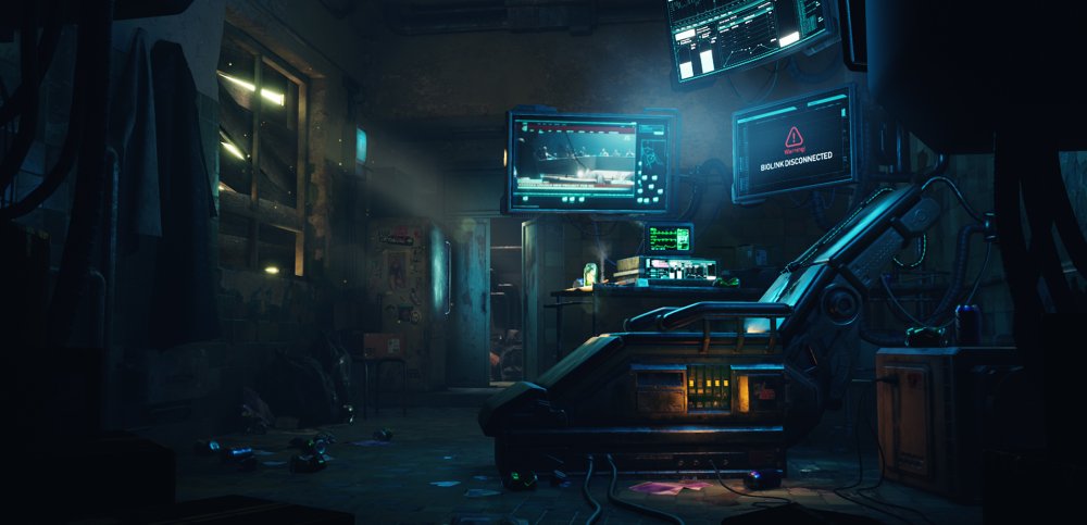 Киберпанк стиль текстуры