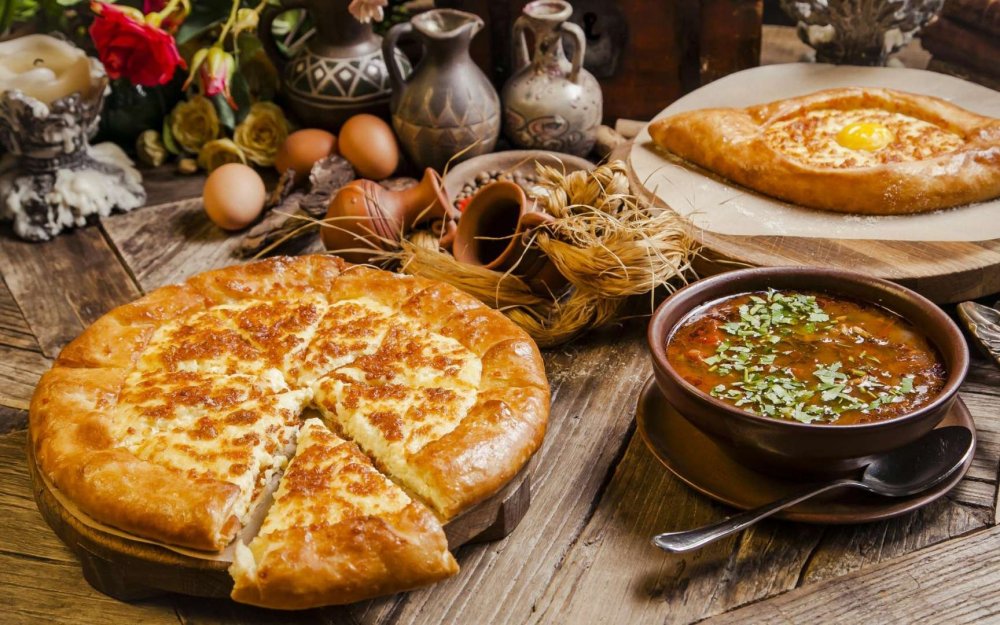 Восточная кухня фон