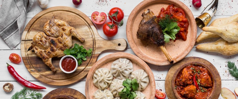Грузинская кухня баннер