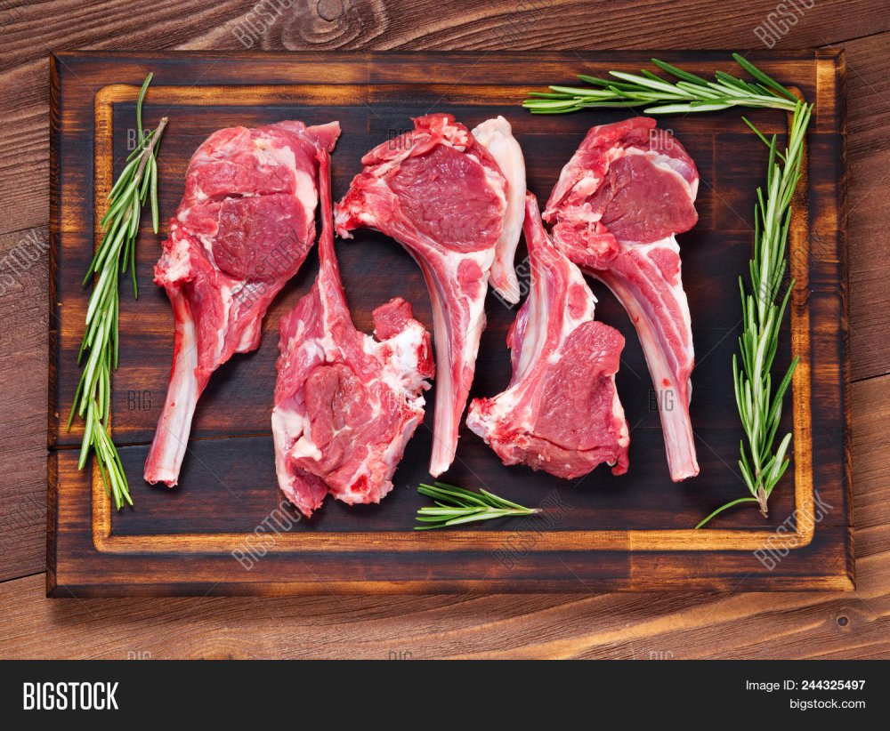 Котлета на кости баранина