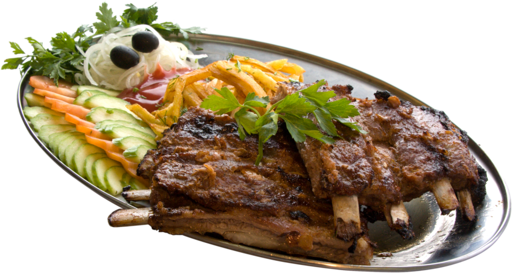 Каре ягненка на гриле