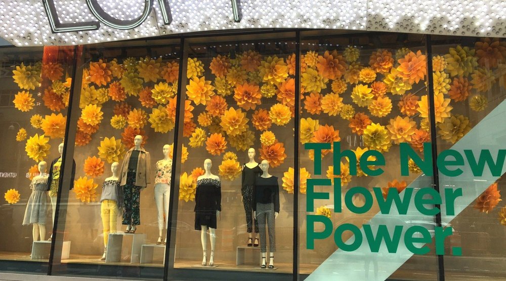 Пустая витрина магазина