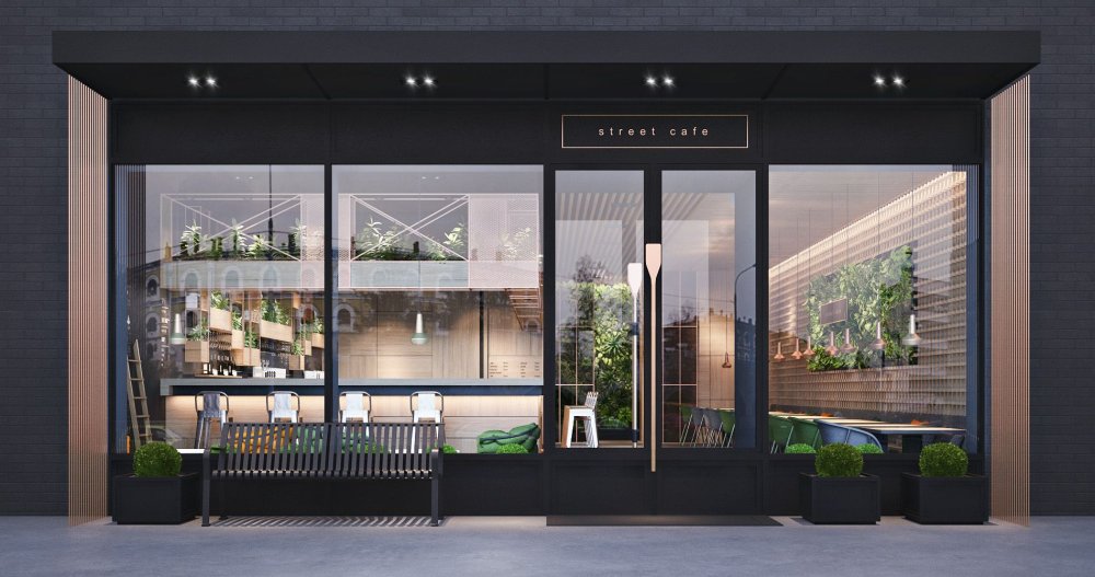 Витрина кафе