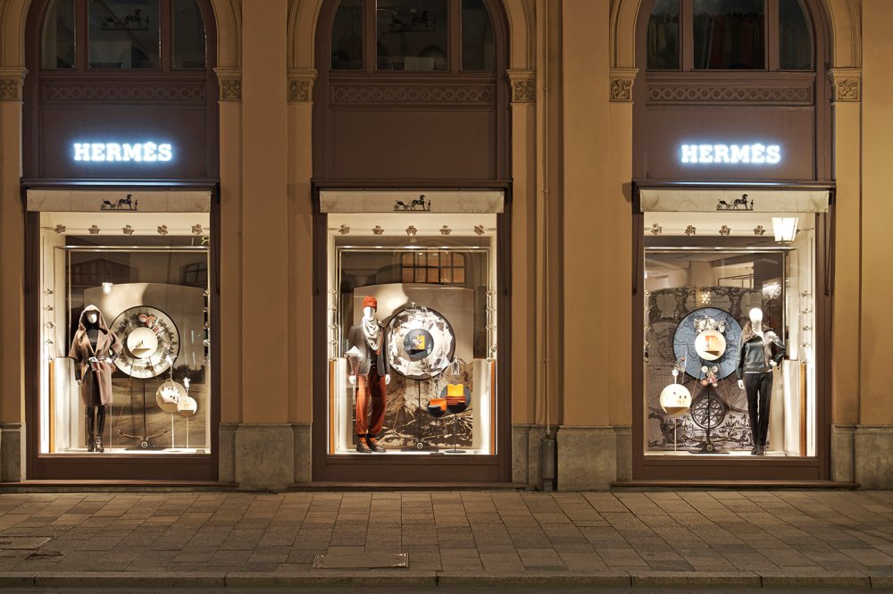 Витрины магазинов панорама