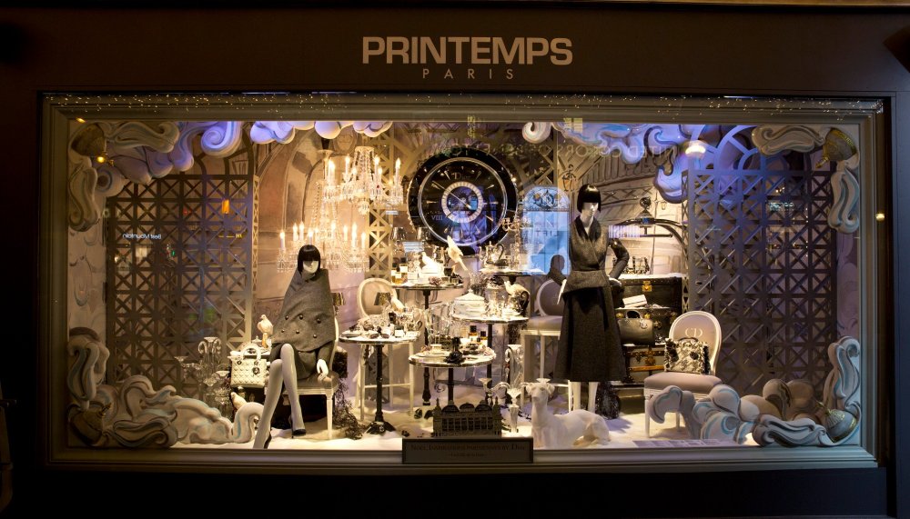 Коллаж витрина магазина