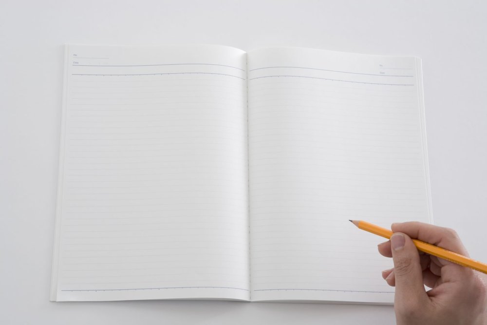 Фон для презентации открытая тетрадь