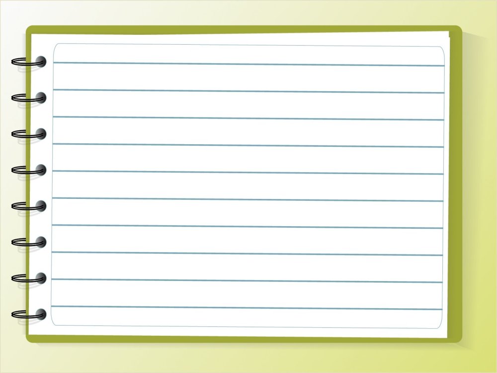 Лист блокнота фон