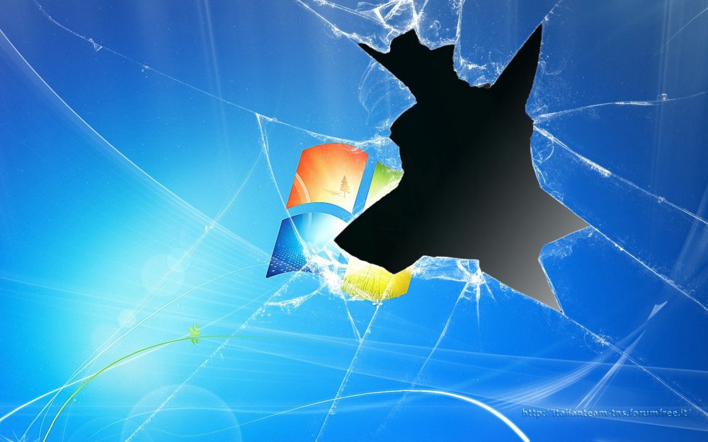 Разбитый монитор