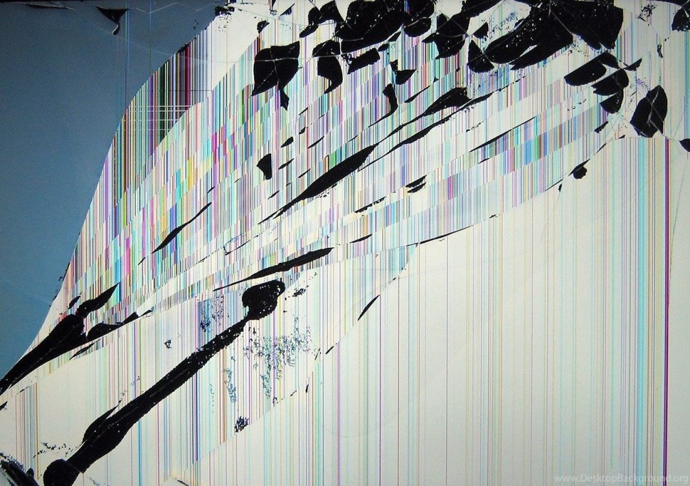 Разбитый монитор