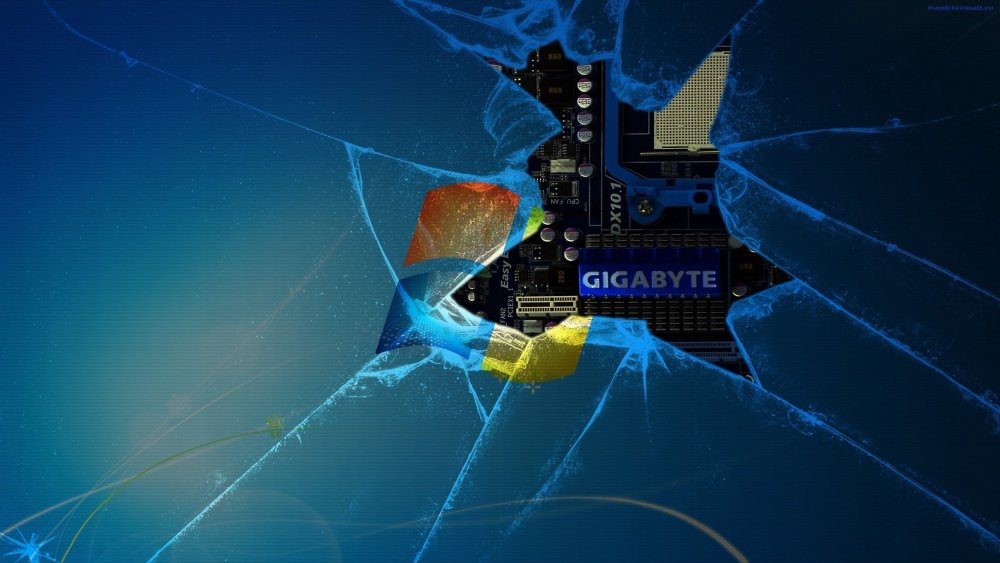 Разбитый монитор