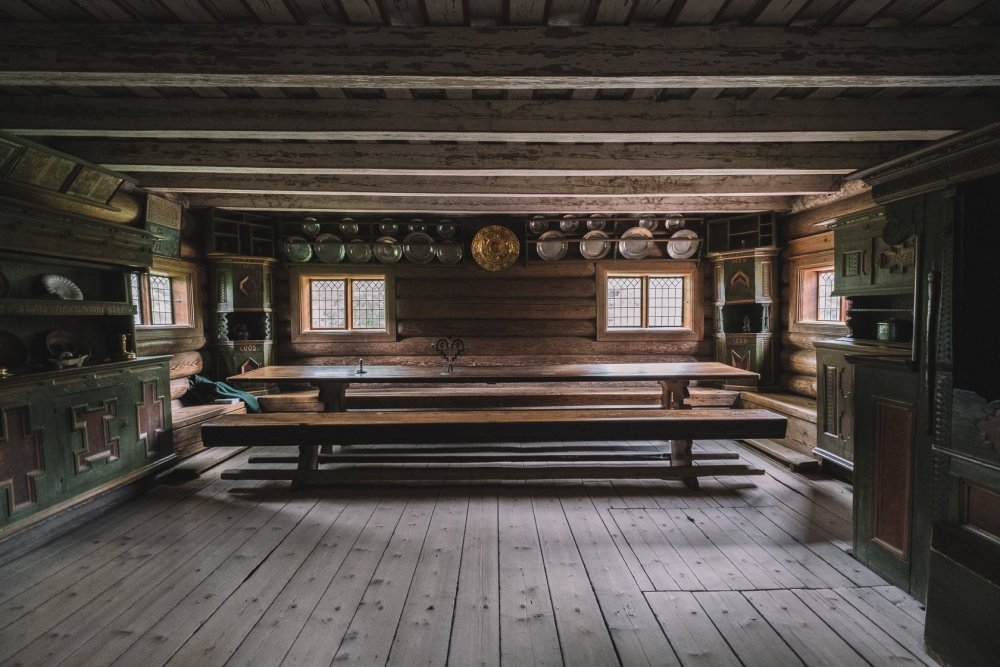 Василий Максимов «внутренний вид избы», 1869 го