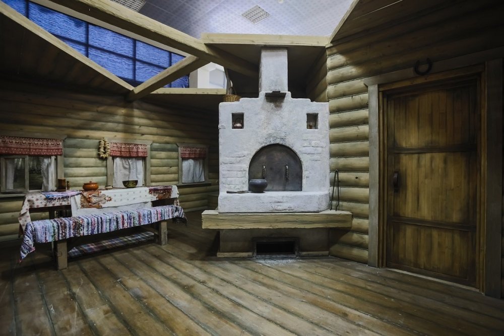 Сказочный интерьер русской избы