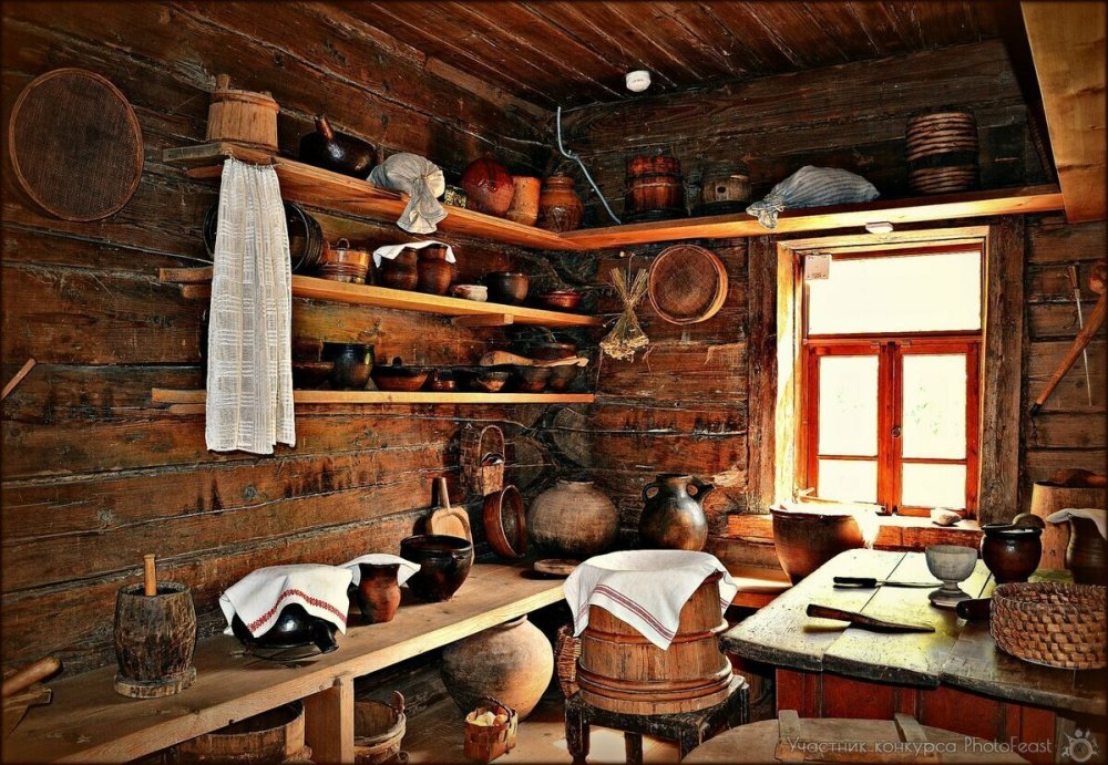 Изба внутри