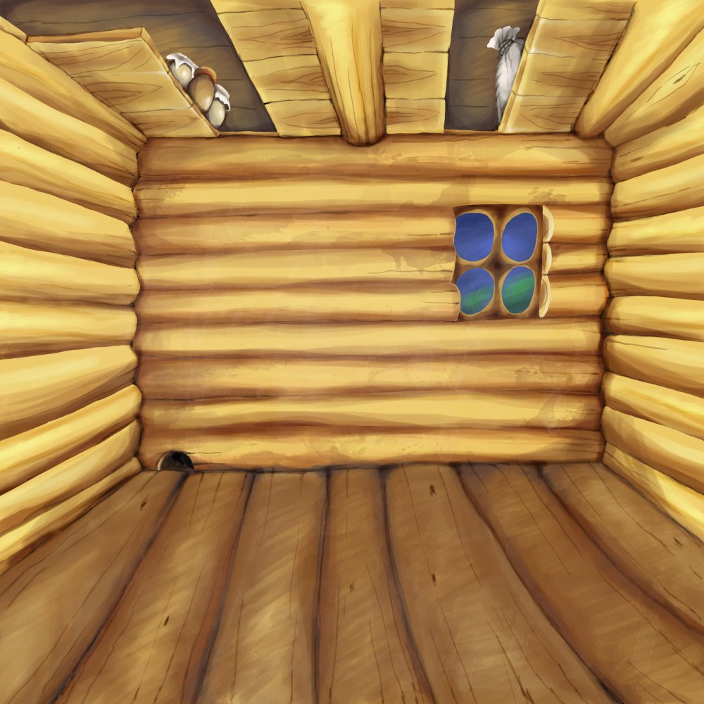 Карл Иванович Кольман интерьер русской избы