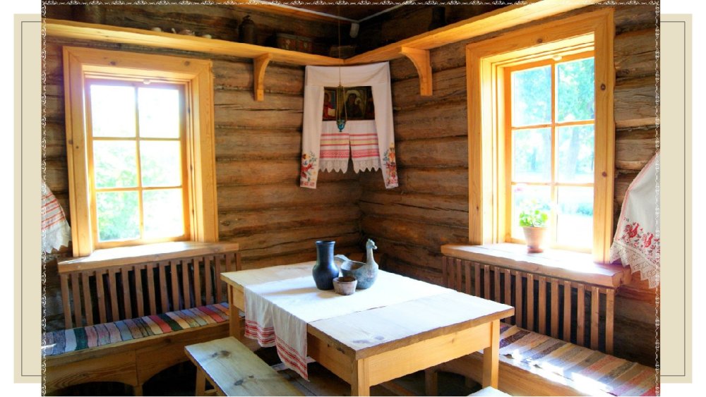 Изба внутри