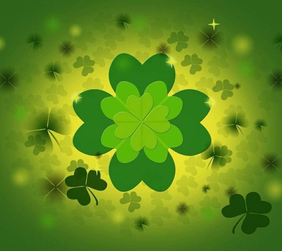 Четырёхлистный Клевер символ удачи