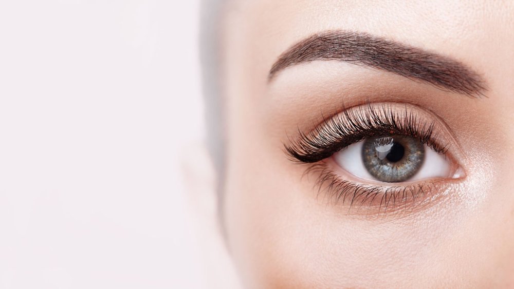 Ресницы брови узор