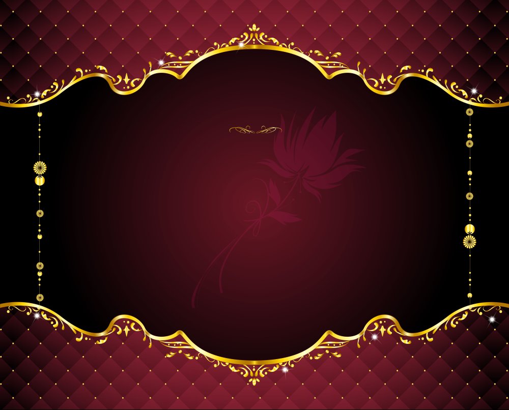 Фон красный с золотом