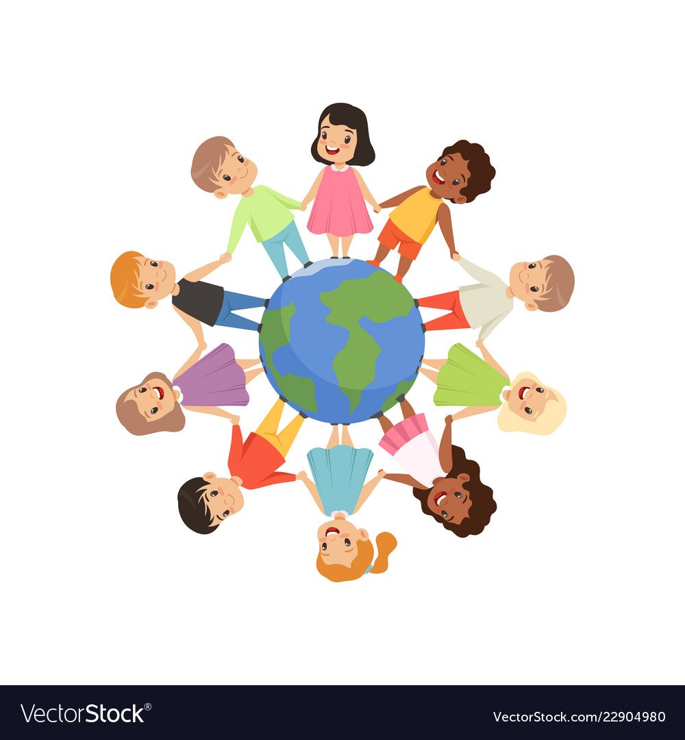 Дети вокруг земного шара