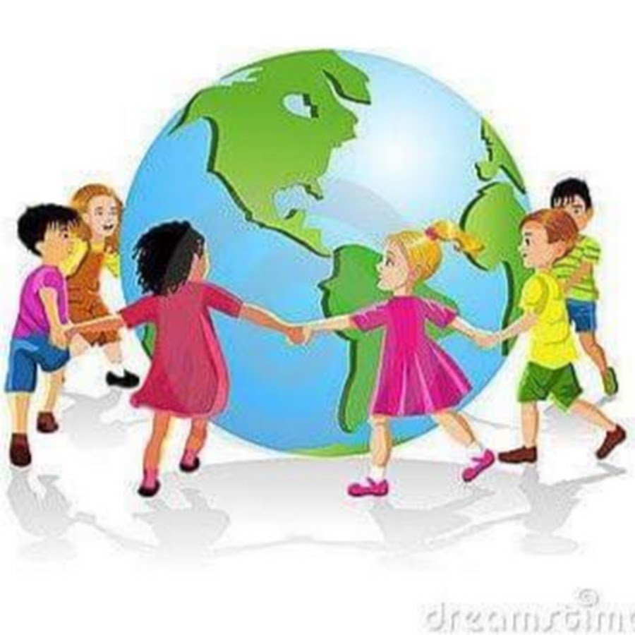 Дети вокруг земли