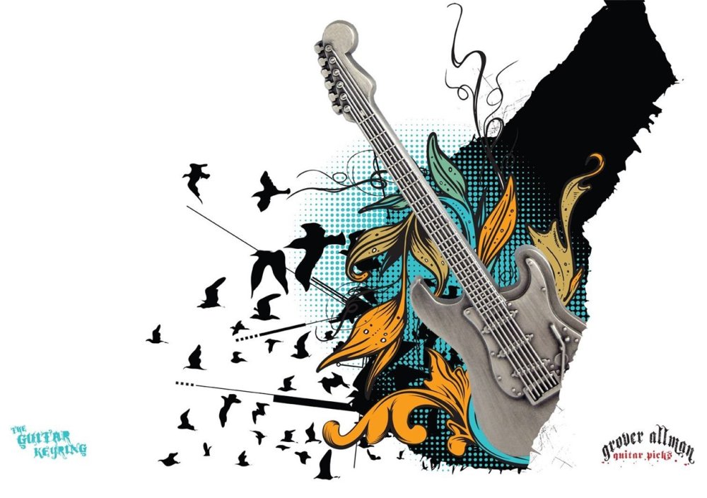 Мио Акияма рок арт