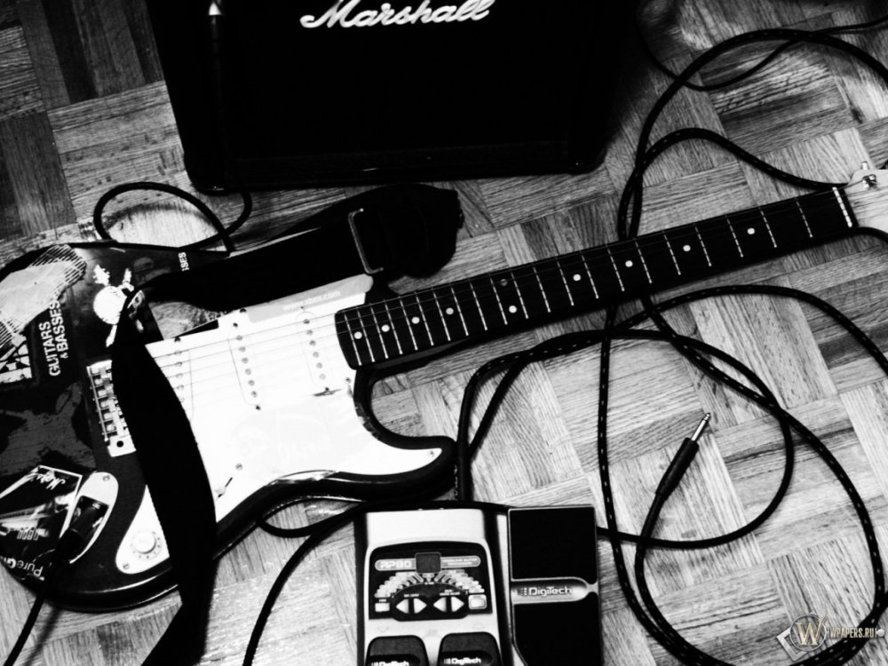 Силуэт рокера