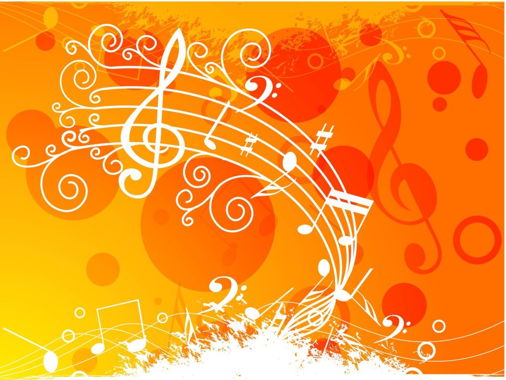 Музыкальный фон для афиши