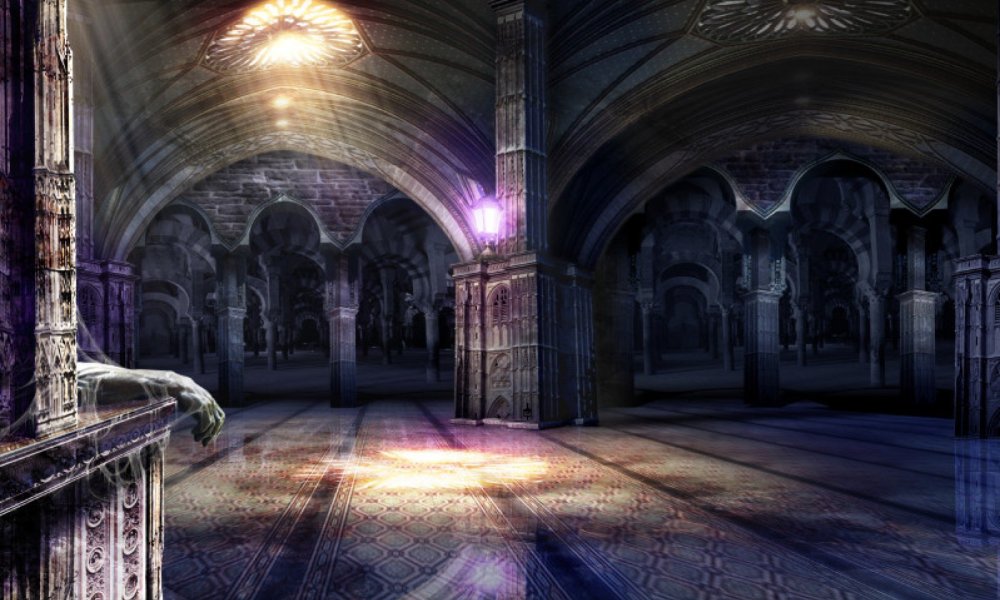 Страшный замок внутри