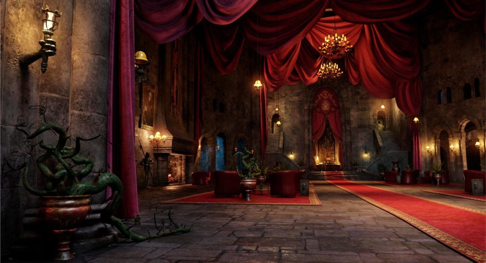 Катакомбы замка арт