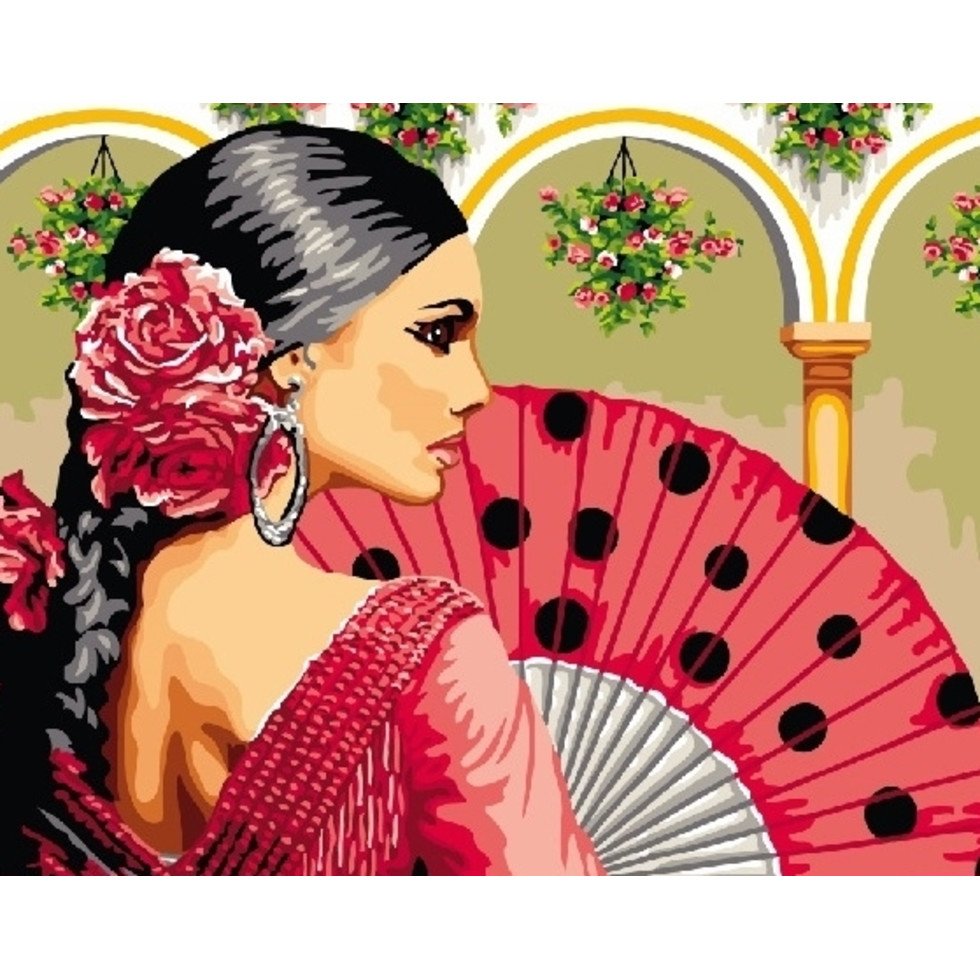 Бесшовный цветочный узор