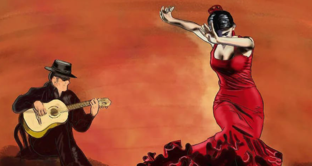 Фон для испанского танца