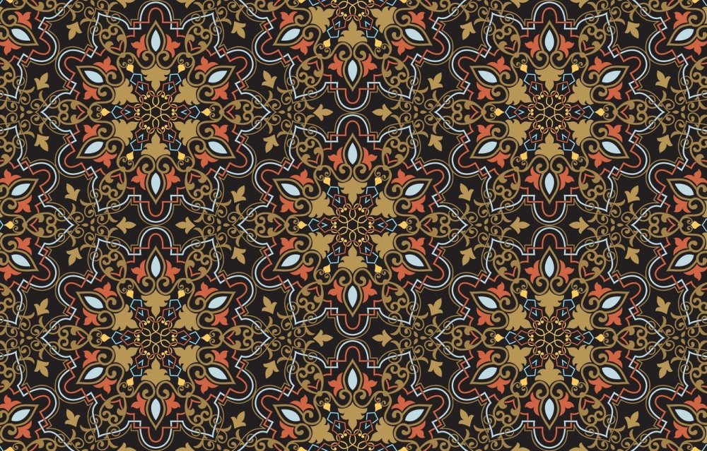 Орнаментальные мотивы в текстиле Индии